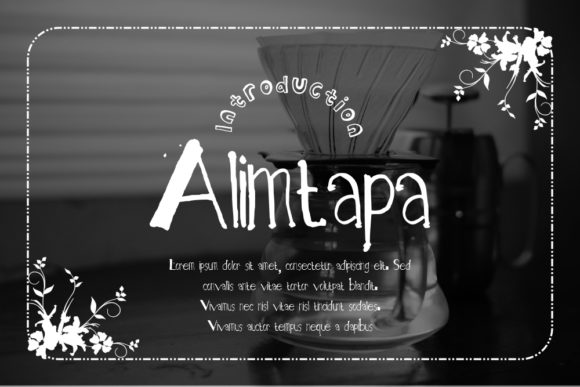Alimtapa: A Sweet and Friendly Handwritten Font for Creative Expression