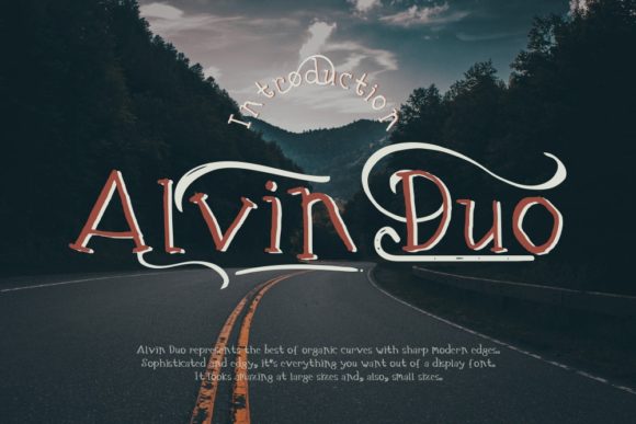 Alvin Duo: A Playful Font for Creative Expression