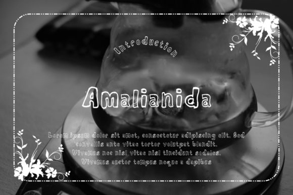 Amalianida: A Casual and Fun Display Font for Creative Projects