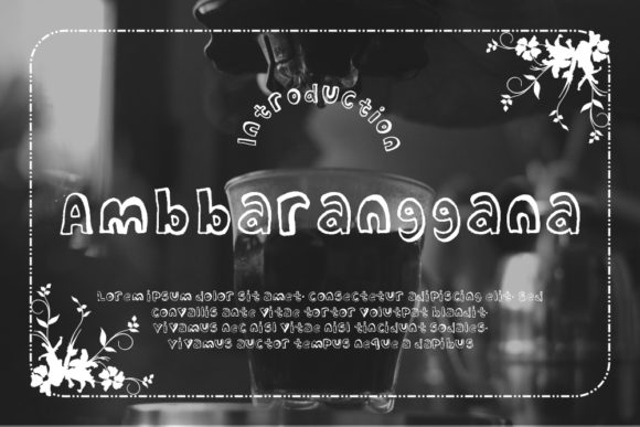 Ambbaranggana: A Playful Font That Redefines Typography in Design