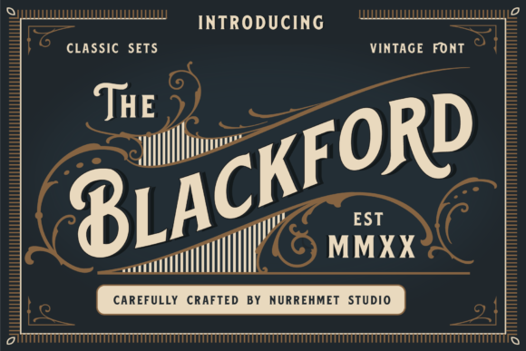 Blackford: A Vintage Font for Modern Creativity