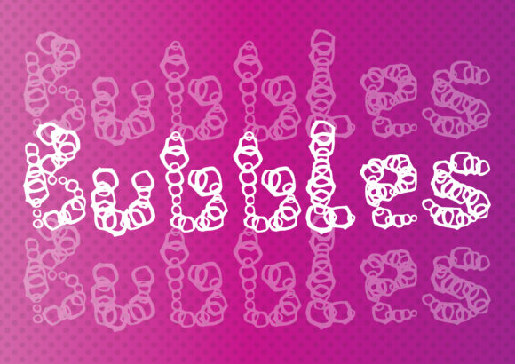 Bubbles Font: A Playful Choice for Design Projects