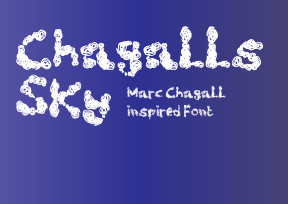 Chagalls Sky: A Playful Font for Bold Designers