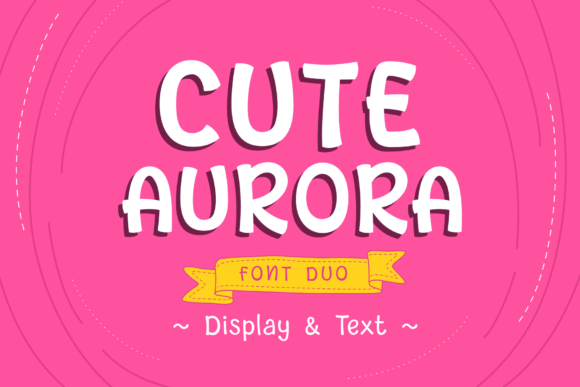 Cute Aurora: A Versatile Font for Creative Projects