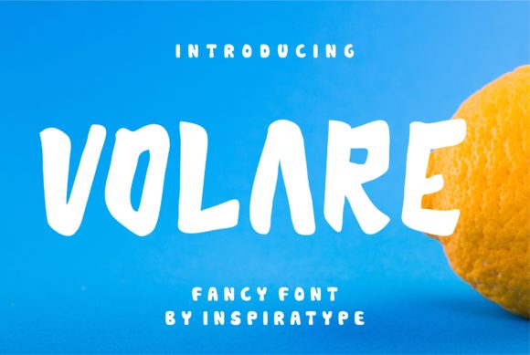Discover the Charm of Volare: A Unique Display Font for Creative Projects