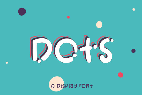 Dots Font for Modern Design Needs