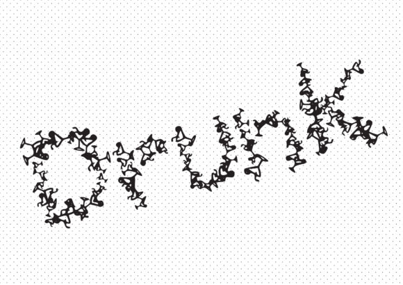 Drunk: A Playful Font for Creative Expression