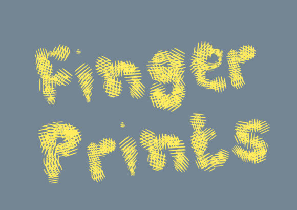 Finger Prints: A Playful Font for Creative Projects