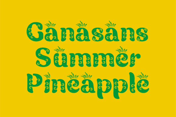 Ganasans: A Playful Font That Adds Personality to Your Projects