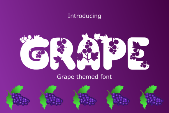 Grape Font: A Strategic Tool for Summer-Themed Design Projects