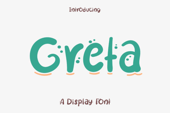 Greta: A Whimsical Display Font for Playful Creativity