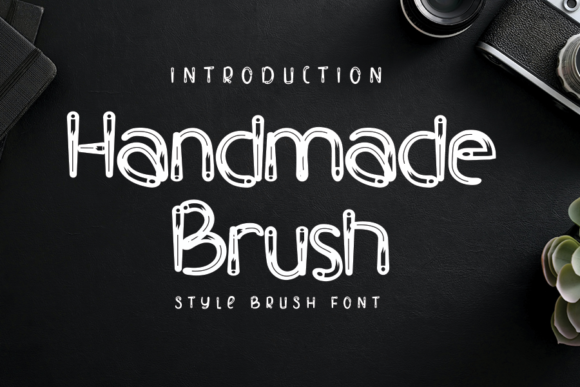 Handmade Brush Font for Creative Projects