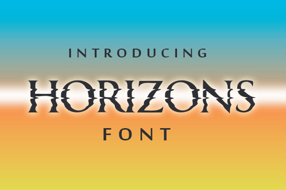 Horizons: A Fun Display Font That Elevates Your Creative Projects