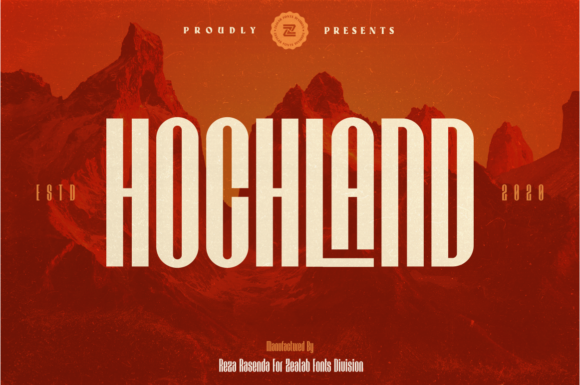 Introducing Hochland: A Modern, Urban-Condensed Display Font for Designers and Creatives