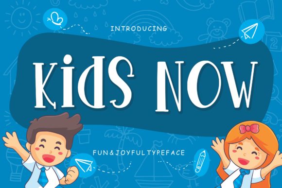 Kids Now: A Playful Font for Creative and Educational Projects