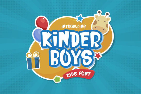 Kinder Boys Font: A Playful Touch for Modern Design