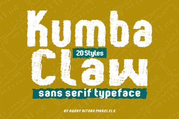 Kumba Claw Font: A Versatile and Stylish Choice for Designers and Content Creators