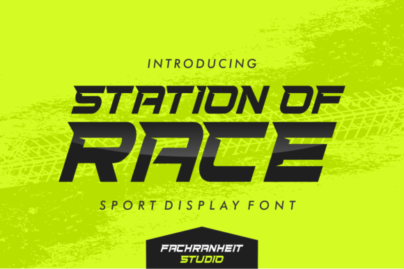 Station of Race: A Bold Display Font for the Modern Creator and Professional