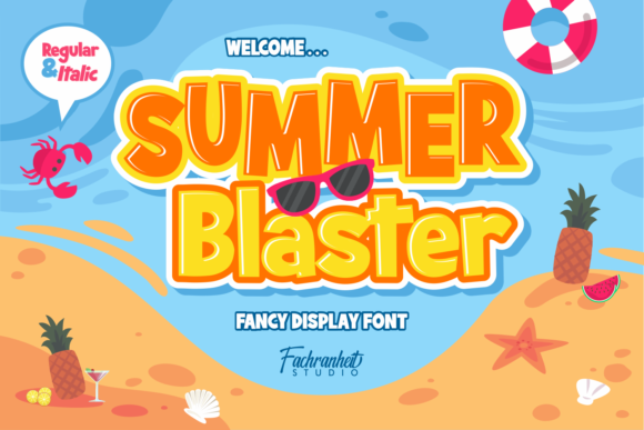 Summer Blaster: A Vibrant Font for Bold and Creative Designs